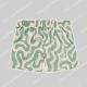 Pockies Green Swirls Short