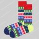 Happy Socks Christmas Stripe Sock