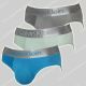 Calvin Klein Brushed Microfiber Hip Briefs 3-Pack