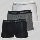 Calvin Klein 3-Pack Low Rise Trunk Stripe