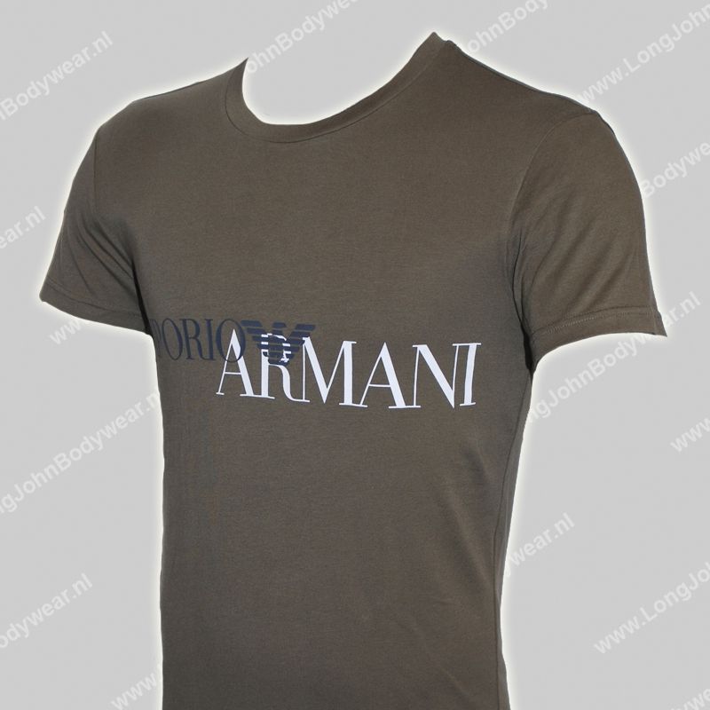Armani Nederland T-Shirt MegaLogo | Long John Bodywear
