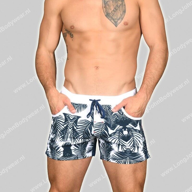 Andrew Christian Nederland Zwem Tropics Swim Shorts Long John