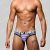 Andrew Christian Vivid Mesh Stripe Brief Almost Naked