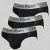 Calvin Klein Brushed Microfiber Hip Briefs 3-Pack