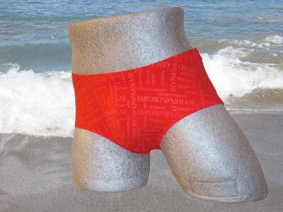 Armani Swim Shorty Logo-0
