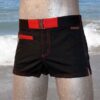 Hom Swim Black-Addict Red Red Boxer