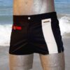 Hom Swim Black-Addict Lineal Boxer