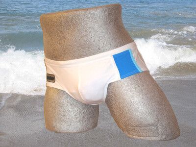 AussieBum Swim Splice Boosterjock Blueberry