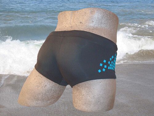 Hom Swim Black-Addict Cubes Hip