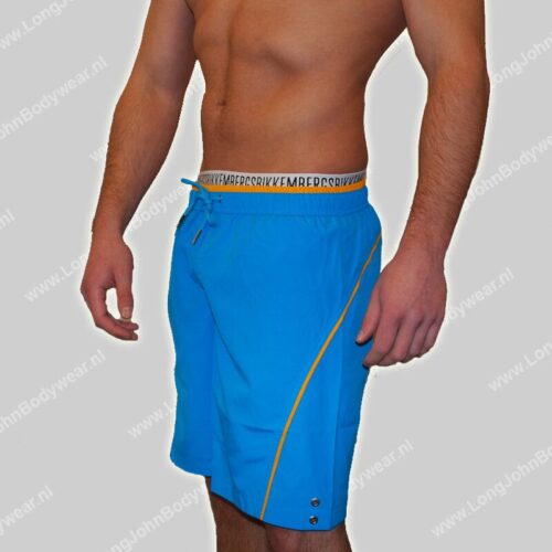 Bikkembergs Nederland Swim Long-Boxer LogoBelt Bikkembergs Nederland Swim Long-Boxer LogoBelt
