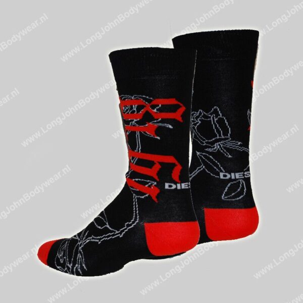 Diesel Nederland Socks Ray Black-Rose