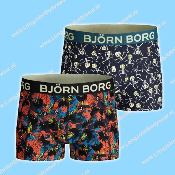 Bjorn Borg Nederland Kids Short 2-Pack Bat & Skeleton Bjorn Borg Nederland Kids Short 2-Pack Bat & Skeleton