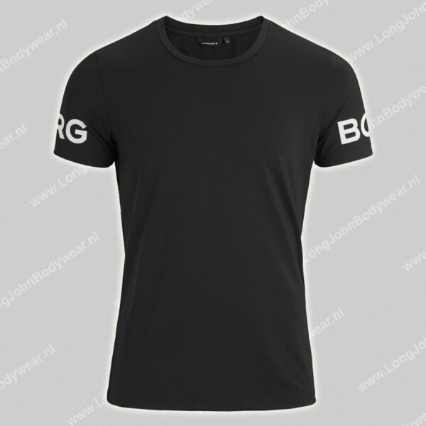 Bjorn Borg Nederland T-Shirt Sports Black Beauty Bjorn Borg Nederland T-Shirt Sports Black Beauty