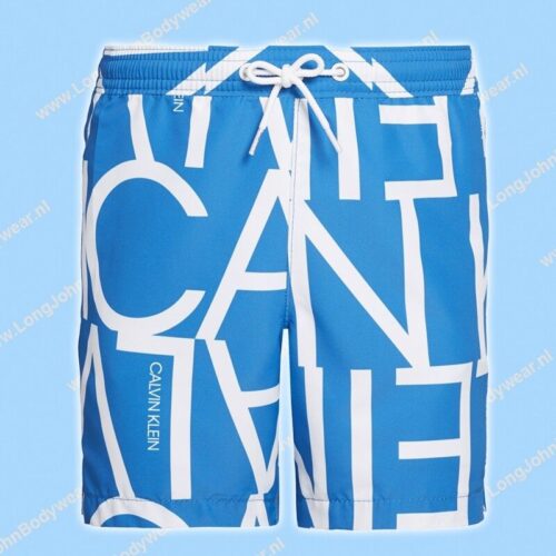 Calvin Klein Nederland Kids Swim Medium-Short Logo Print