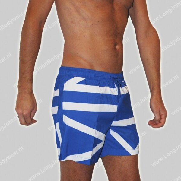 Calvin Klein Nederland Swim Medium-Short Drawstring Logo-Print