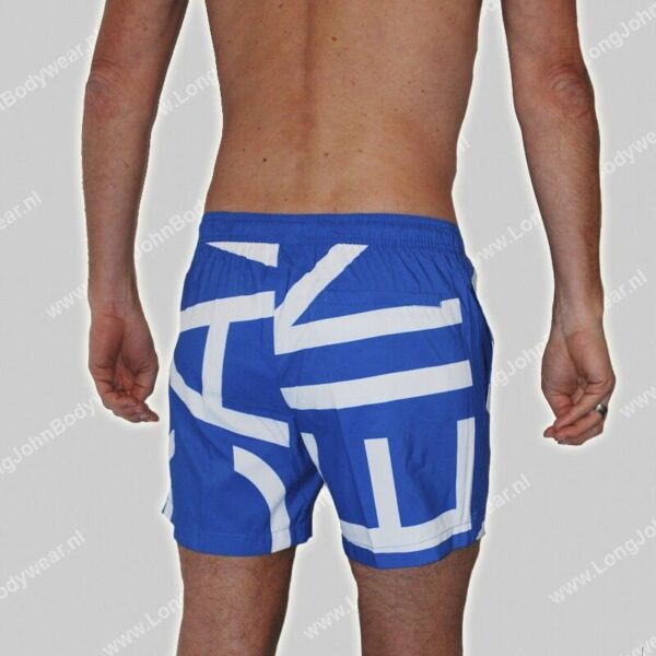 Calvin Klein Nederland Swim Medium-Short Drawstring Logo-Print