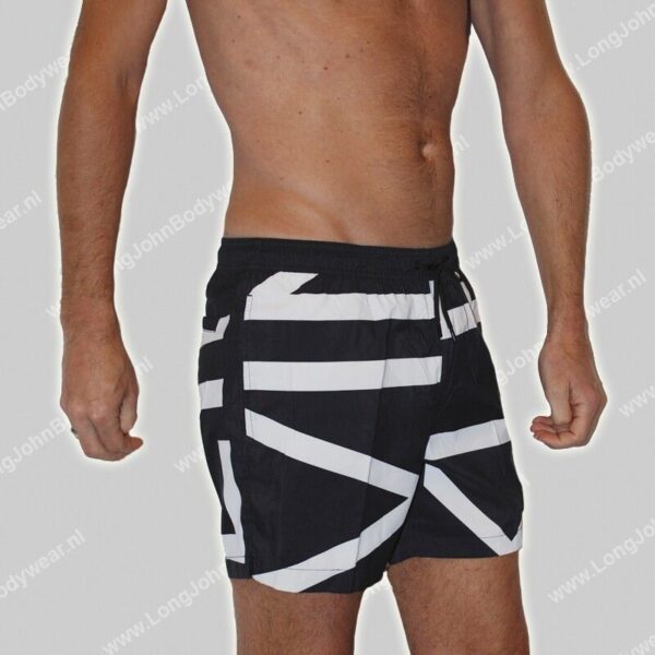 Calvin Klein Nederland Swim Medium-Short Drawstring Logo-Print