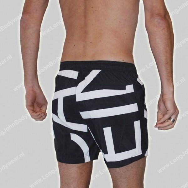 Calvin Klein Nederland Swim Medium-Short Drawstring Logo-Print