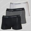 Calvin Klein 3-Pack Low Rise Trunk Stripe