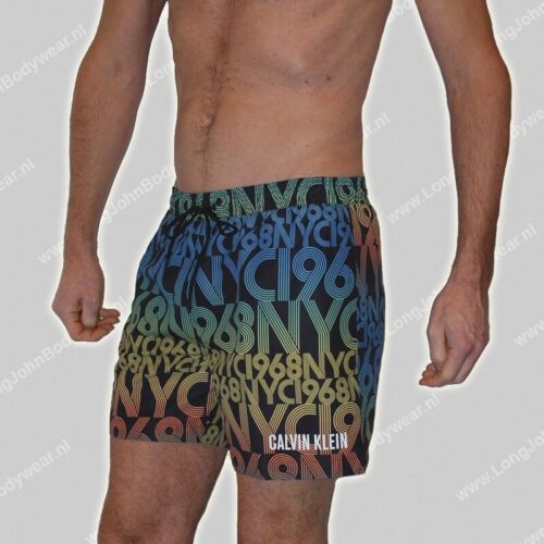 Calvin Klein Nederland Swim Medium-Short Drawstring print