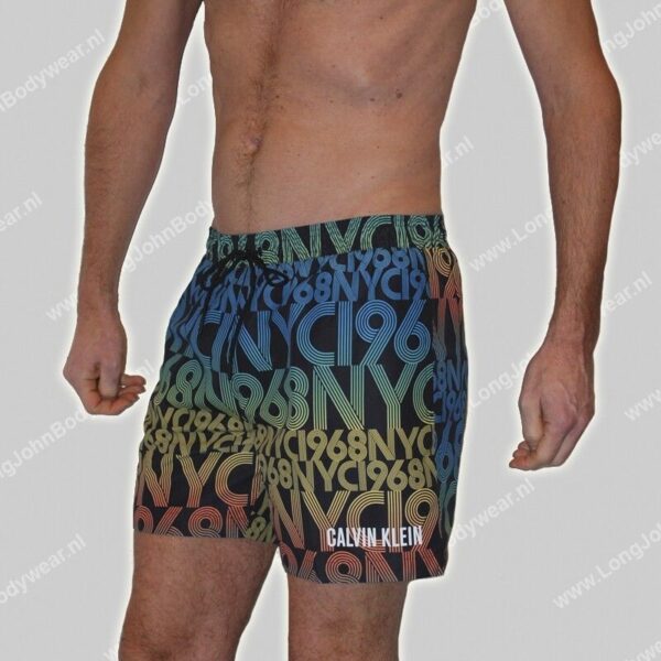 Calvin Klein Nederland Swim Medium-Short Drawstring print