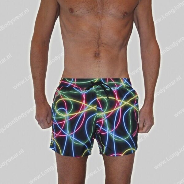 Bikkembergs Nederland Swim Neon Print Boxer