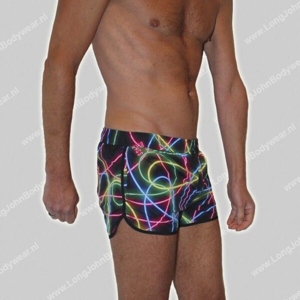 Bikkembergs Nederland Swim Neon Print Micro-Short