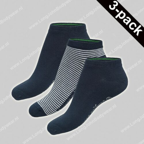 Bamboo Basics Dani 3-Pack Sneaker Sokken Bamboo Basics Dani 3-Pack Sneaker Sokken
