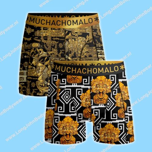 MuchachoMalo Kids Short 2-pack Mayan-0