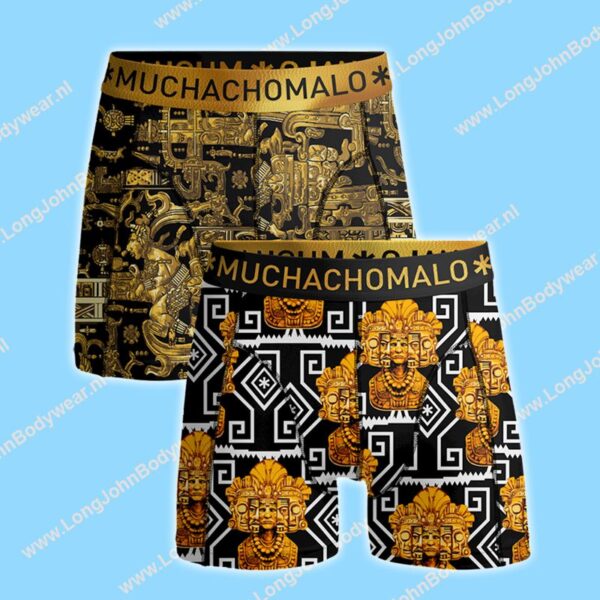 MuchachoMalo Kids Short 2-pack Mayan-0