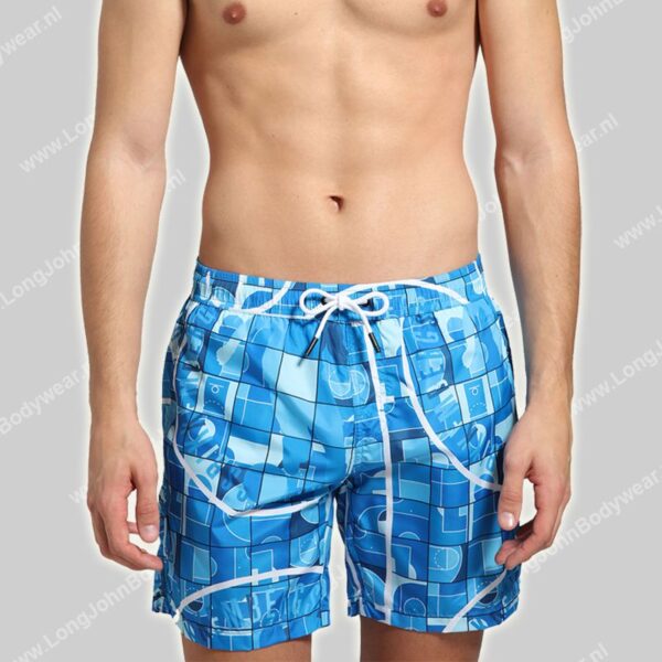 Bikkembergs Swim Medium Short Allover Pupino-0