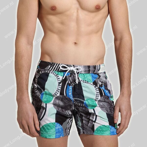 Bikkembergs Swim Short Allover Crazy Bubbles-0