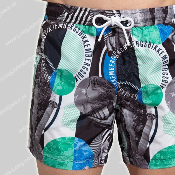 Bikkembergs Swim Short Allover Crazy Bubbles