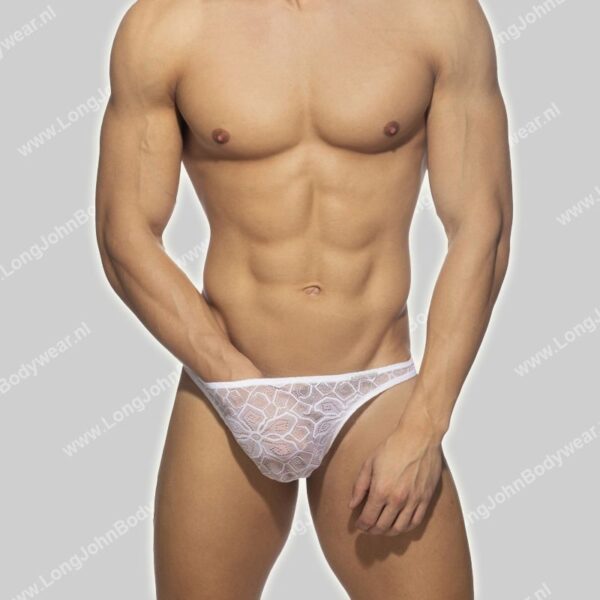 Addicted Flowery Lace Thong