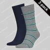 Tommy Hilfiger Sock Tommy Stripe 2-pack-0 Tommy Hilfiger Sock Tommy Stripe 2-pack-0