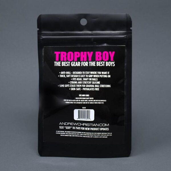 Andrew Christian Trophy Boy Easy Grip Cock-Ring Anti-Roll Andrew Christian Trophy Boy Easy Grip Cock-Ring Anti-Roll