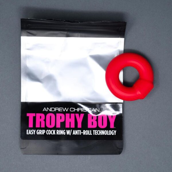 Andrew Christian Trophy Boy Easy Grip Cock-Ring Anti-Roll Andrew Christian Trophy Boy Easy Grip Cock-Ring Anti-Roll