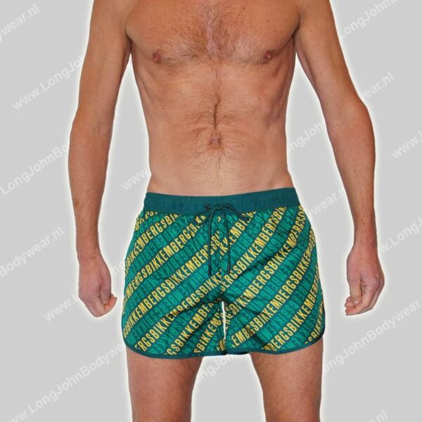 Bikkembergs Swim Boardshort Allover Diagonal