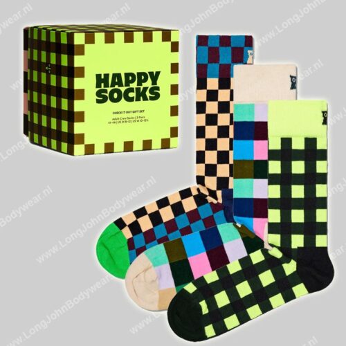 Happy Socks Check it out gift Set -0 Happy Socks Check it out gift Set -0