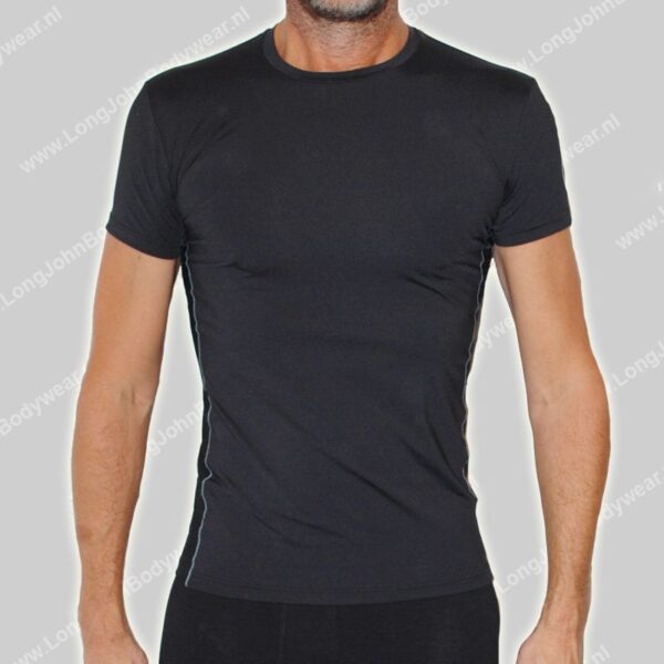 Emporio Armani Textured Microfiber T-Shirt