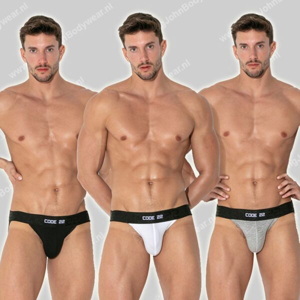 Code22 Essential 3-Pack Jockstrap-0