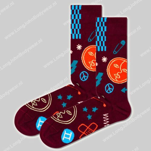 Happy Socks Zodiac Sings Gemini Sock Happy Socks Zodiac Sings Gemini Sock