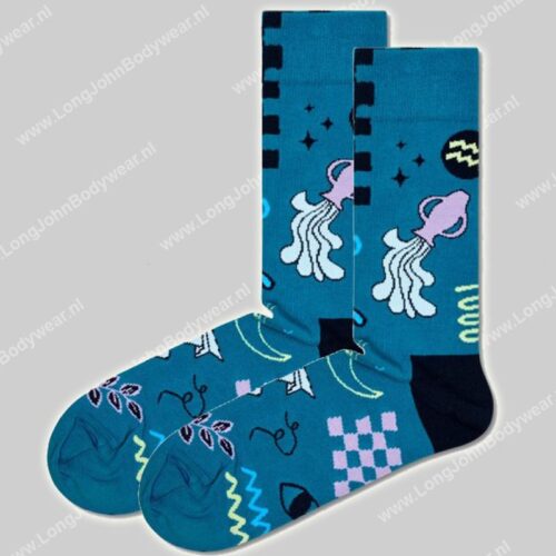 Happy Socks Zodiac Sings Aquarius Sock-0 Happy Socks Zodiac Sings Aquarius Sock-0