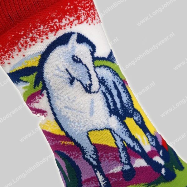 Kunstsokken Blue Horse I