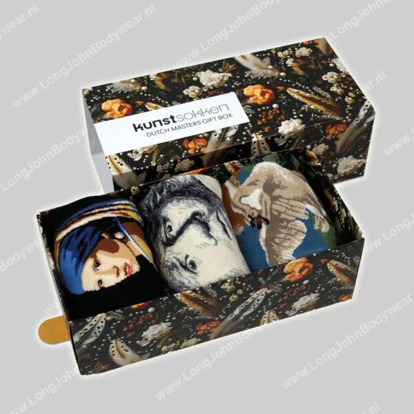 Kunstsokken Hollandse Meesters 3-pack GiftBox Kunstsokken Hollandse Meesters 3-pack GiftBox