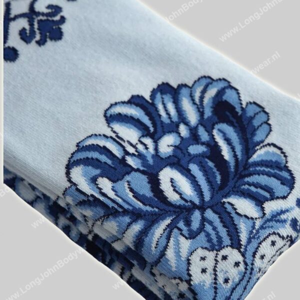Kunstsokken Delfts Blauw Bloemen Kunstsokken Delfts Blauw Bloemen