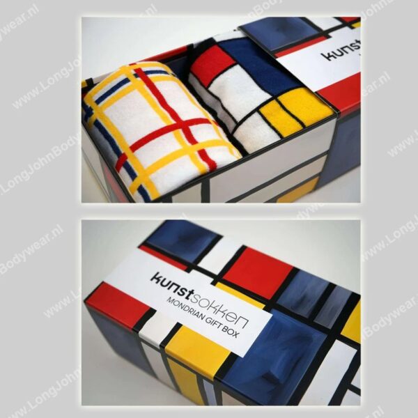 Kunstsokken Modriaan 3-pack GiftBox