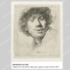 Kunstsokken Zelfportret met Baret Kunstsokken Zelfportret met Baret