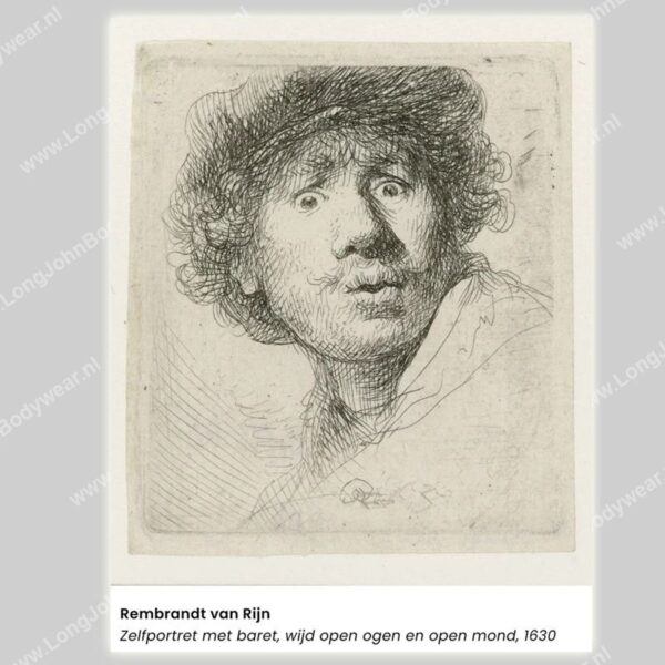 Kunstsokken Zelfportret met Baret Kunstsokken Zelfportret met Baret