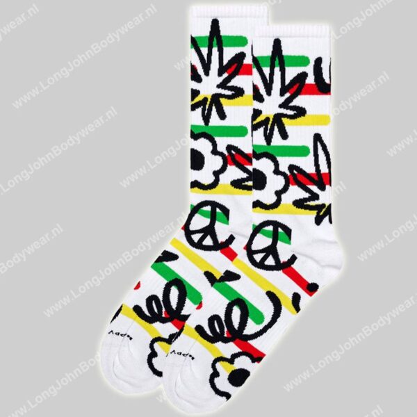 Happy Socks Doodle Sneaker Socks-0